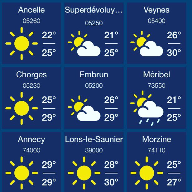 CimesEvent's tweet photo. Synchronisation agenda et météo pour juillet ✅✅ 😜😜
#meteo #vent #pluie #soleil #landscape #onfire #5hdumat #cimesevent https://t.co/Vm7UOu65UC