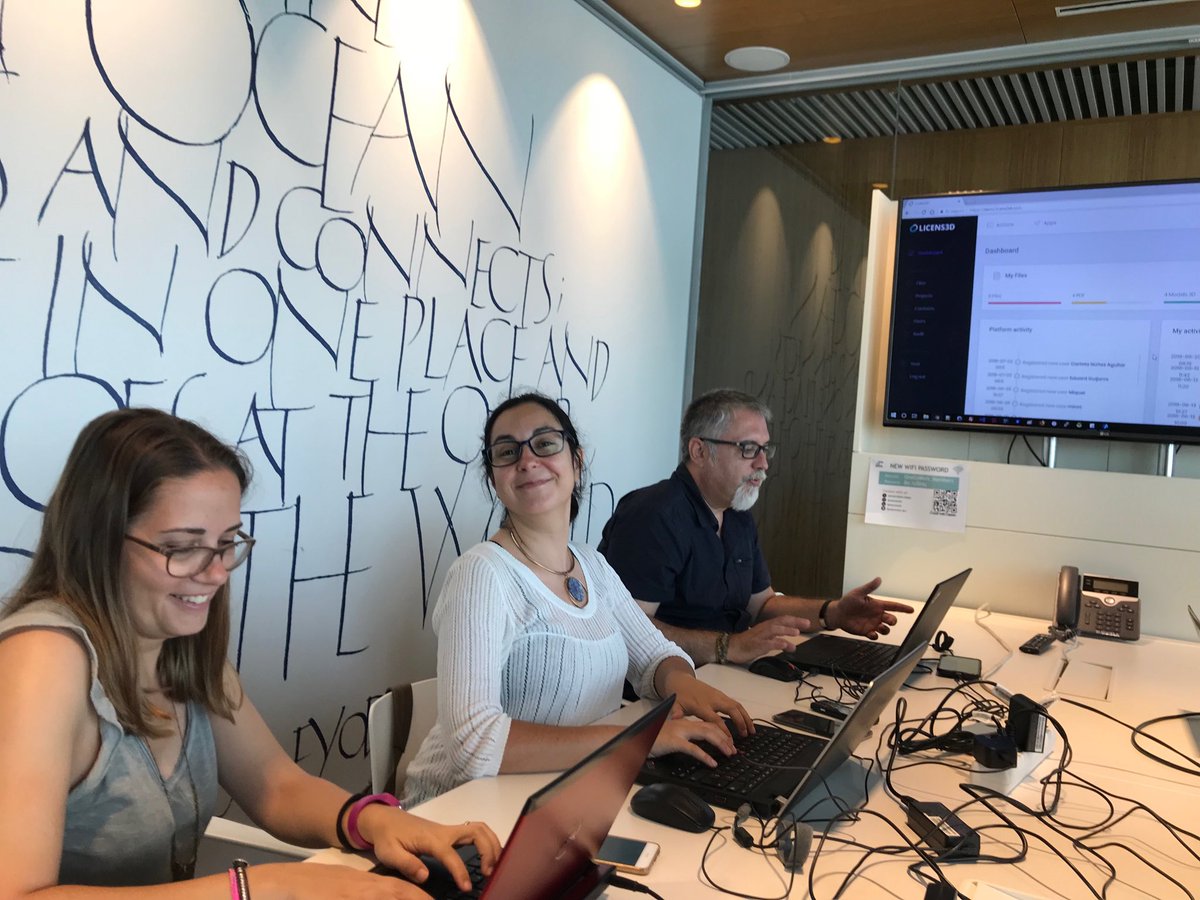 Proud first LICENS3D training attendees- ready to protect critical information with blockchain! #blockchain #innovation