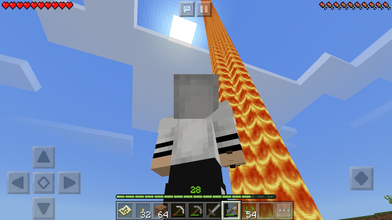 تويتر えむ Switch族 على تويتر 個人プレイ よゐクラ を参考にさせていただきました 目印のマグマタワー マイクラpe マイクラpe T Co opn4mlpp
