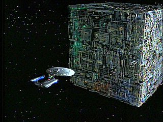 I love that the Borg travelled around in a cube. The stupidest design for a spaceship ever. Everyone<a href="/tag/bodyheat"class="tags"><span>#bodyheat</span></a><a href="/tag/andotherstuff"class="tags"><span>#andotherstuff</span></a>
