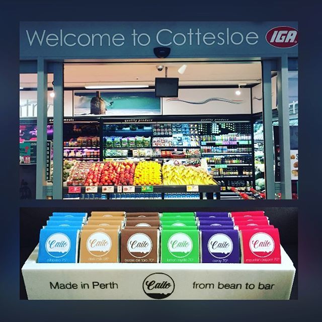 CailoChocolate's tweet photo. Cailo Chocolate, now available @cottesloeiga #cailochocolate #beantobar #beantobarchocolate #handcrafted #madeinperth #makersnotmelters #cleanfood #vegan https://t.co/o00dC92hwu https://t.co/C5VdvpTakL