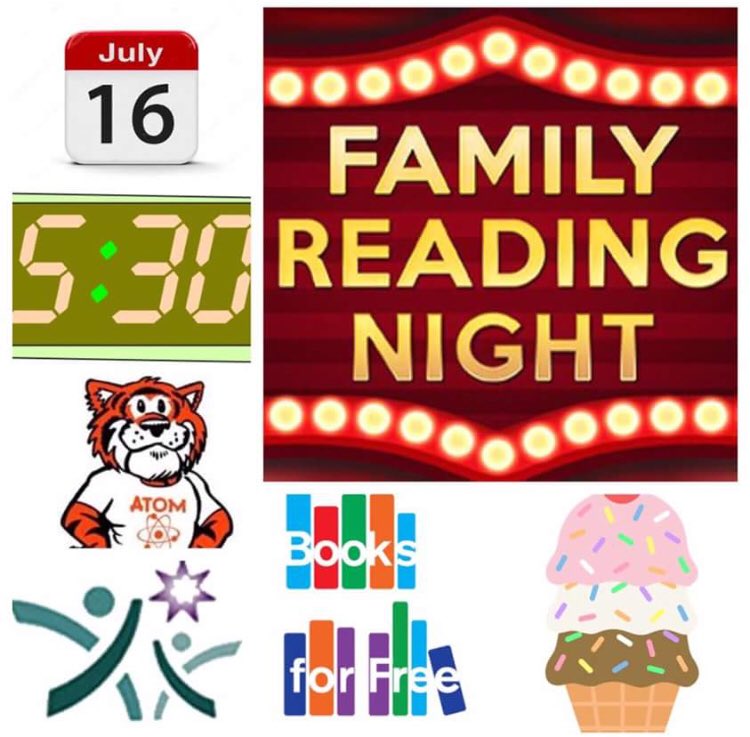 Looking for something FREE and FUN to do with the whole family this summer? Come to Family Reading night at ENSA. This event is sponsored by Public Education Partners. We will have free books for all children, ice cream for the entire family, and story tellers!July 16th at 5:30!
