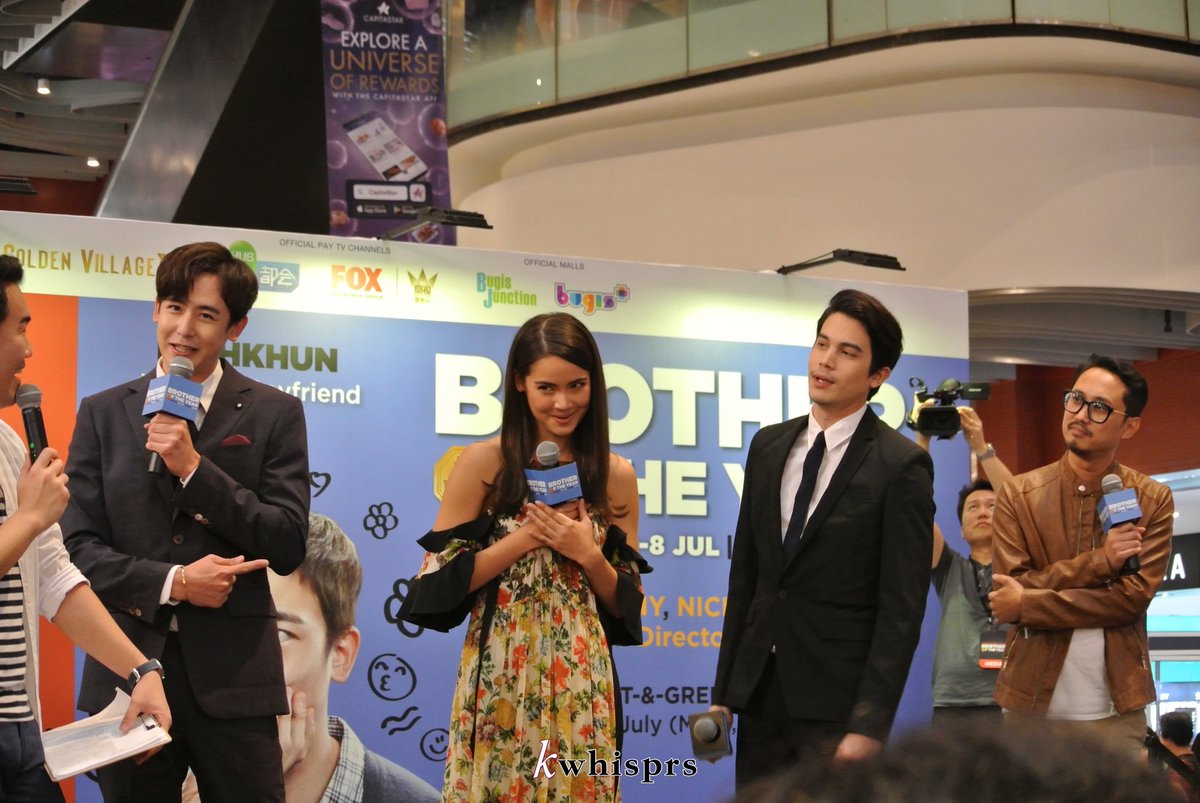 kwhisprs's tweet photo. [#BROTHEROFTHEYEARinSG] 

Did everyone had a great time with the casts and director just now at Bugis+ for their meet&amp;greet session and also the gala premium movie screening at vivo gv? 

More photos and event coverage will be up by this week! Currently, keep supporting them!! https://t.co/oJr3opHIZE