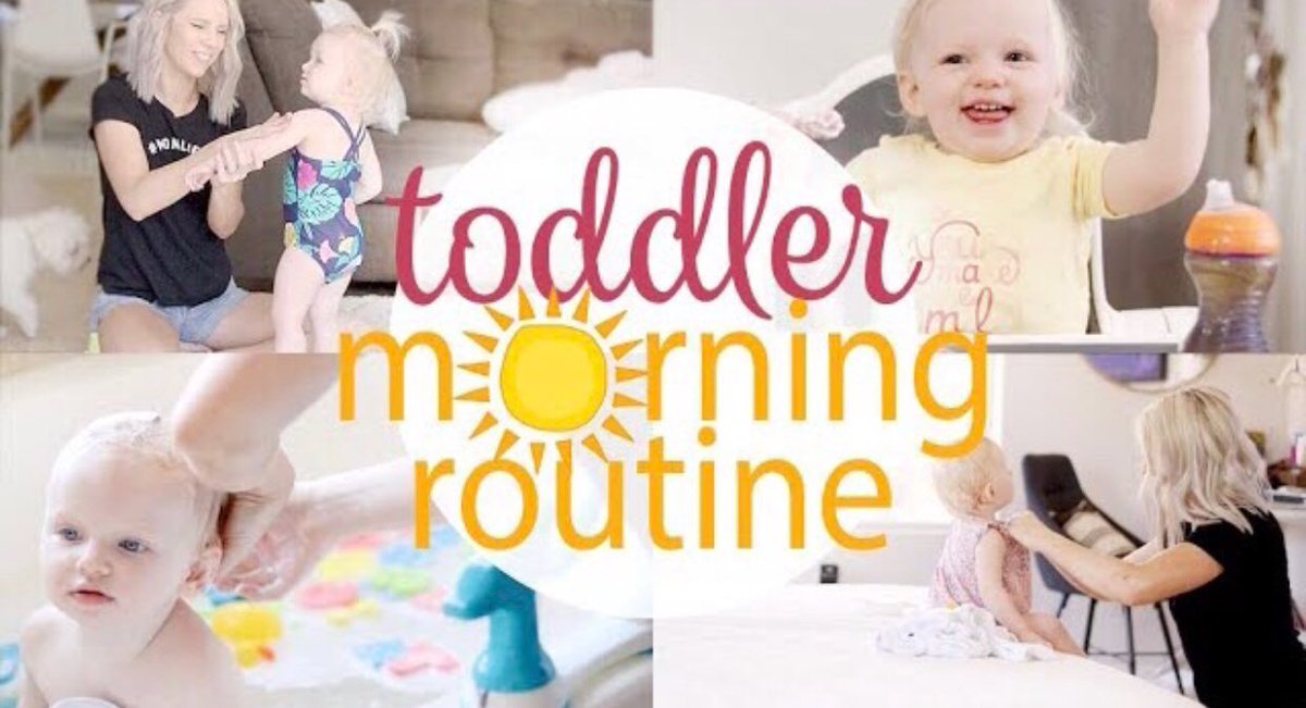 CaitlynNeier's tweet photo. New toddler morning routine video! ๐ https://t.co/LnBjQIat8i #youtubemom #toddlerroutine https://t.co/c9XrXeVidH