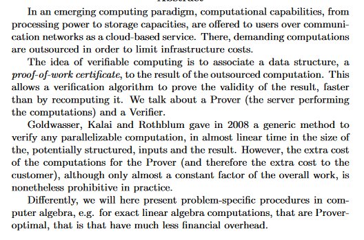 drastichs's tweet image. Proof-of-work #certificates that can be efficiently #computed in the #cloud

Jean-Guillaume Dumas
July 2 2018

arxiv.org/pdf/1806.11293…