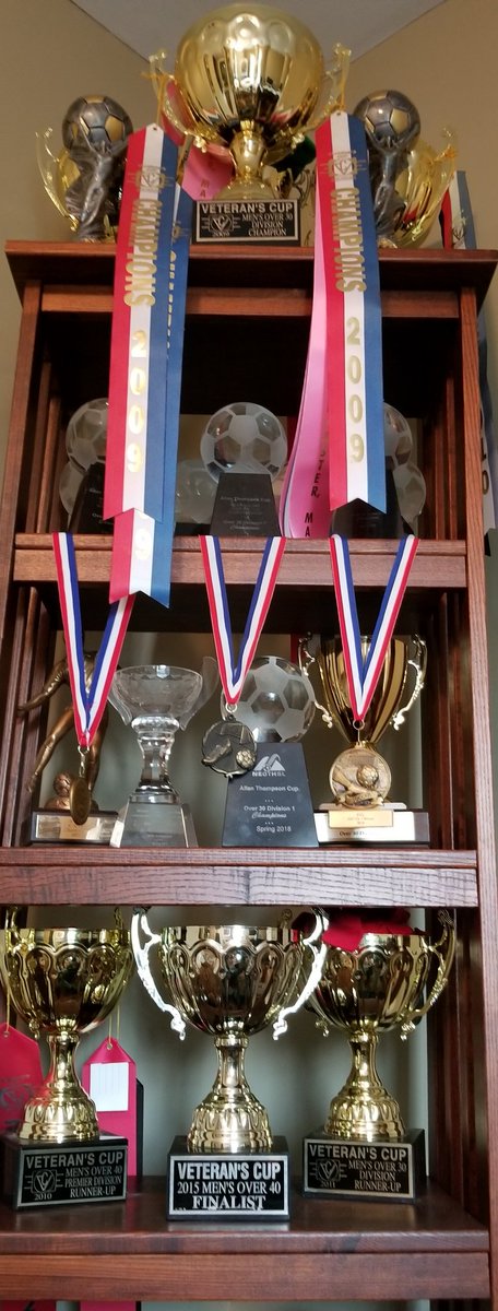 We are a resilient group. Our Spring 2018 OTHSL O30 D1 trophy looks good next to our Spring 2005 trophy!10 D1 O30 titles &amp; 2 O30 Veterans Cup titles. <a href="/USAdultSoccer/">USASA | US Adult Soccer</a> <a href="/MASS_Soccer/">MASS Soccer</a> <a href="/USASARegion1/">USASA Region I</a> @globalpremsocc