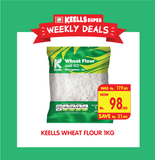 Keells_SL's tweet photo. Get unbeatable weekly deals at Keells! Maximum of 5kg/5 items per day.
*Conditions Apply
#keellssuper https://t.co/LNjpGHZajM