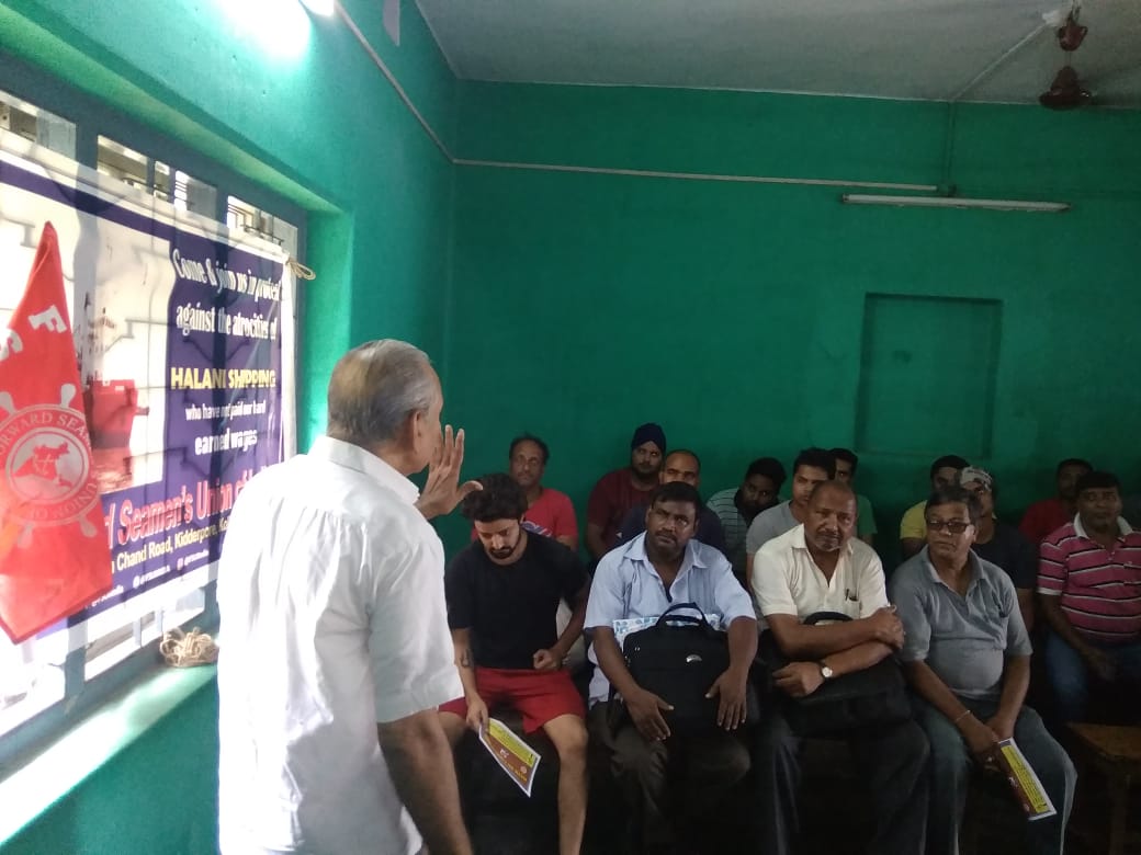 FSUIINDIA's tweet image. National Wide Protest from Seafarers against Halani Shipping to pay back more over 100 officers and seafarers wages. Join the #FSUI Campaign against Halani Shipping to #SaveHalaniCrew
#SupportSeafarersWellbeing #GoodDayatSea #FSUIIndia #SupportSeafarers #Shipping