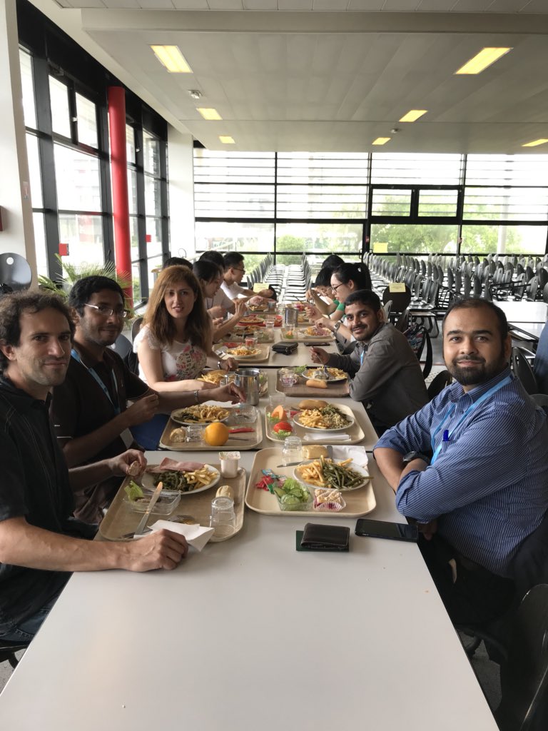ssda2018's tweet photo. Lunch day-1 #ssda2018 @UnivLaRochelle @L3i_LaRochelle @IAPR_TC10 @IAPR_TC11 https://t.co/Tgb7zX0b30