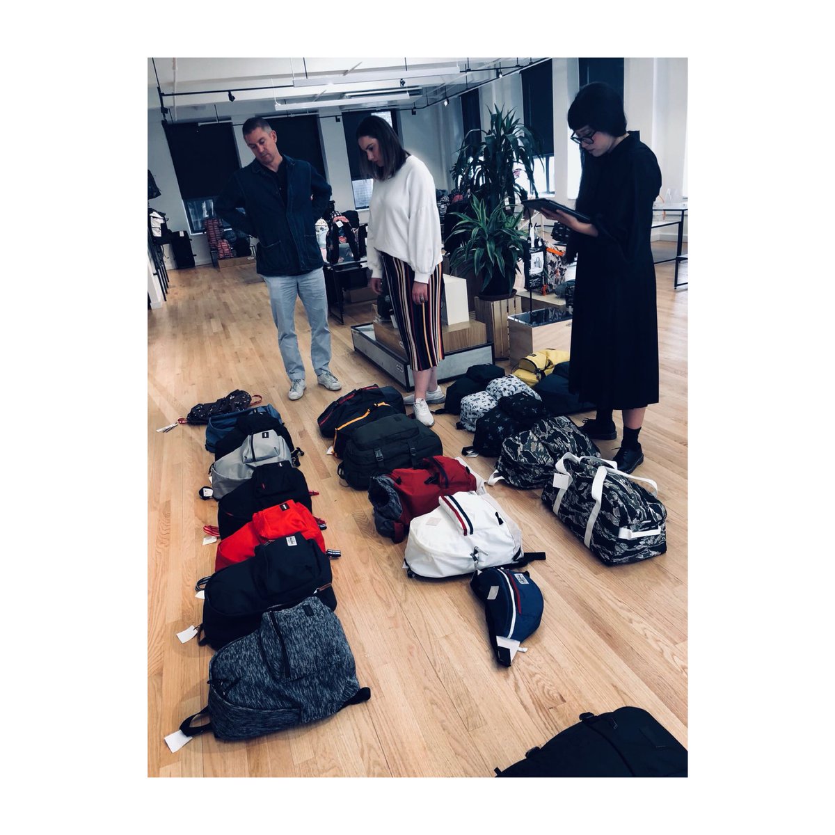 ZoneTwoUK's tweet photo. The @nordstrom men's team have some serious decisions to make @eastpak ๐ฏ๐ฏ #ZoneTwoUS #Eastpak https://t.co/PIBJyGPoaW