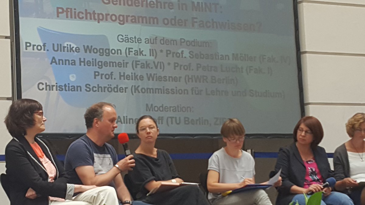 Prof. Sebastian Möller aus dem Fix-IT-Team (Leitung <a href="/TUBerlin_QU/">QualityUsabilityLab</a>) diskutiert mit zum Thema Genderlehre in MINT auf dem Tag der Lehre
#tdl #TUBerlin #4genderstudies 

zifg.tu-berlin.de/menue/news_und…