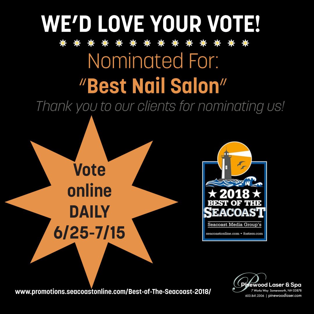 PinewoodLaser's tweet image. Two weeks left to vote for Pinewood Laser &amp;amp; Spa in Best of the Seacoast!
Thank you for our nomination- lets get us to the top 3!
#bestnailsalon #bestoftheseacoast #voteforus ow.ly/xTBo30kH28Y
