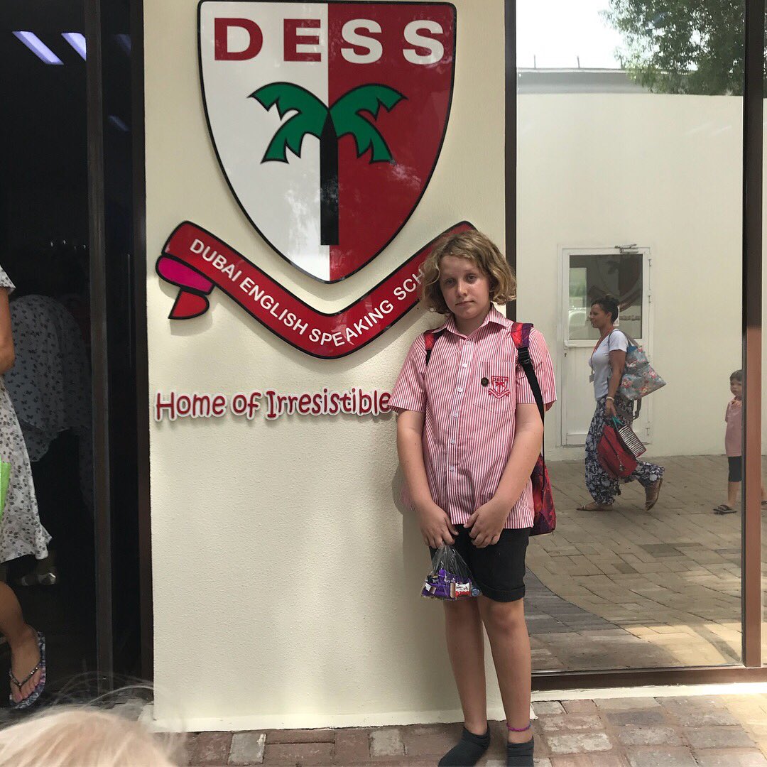 caraesmall's tweet photo. @DESS_YearSix @Dessdubai  First day of Reception at Macau Anglican College &amp; last day of Yr 6 at Dubai English Speaking School #wherehasthetimegone https://t.co/XFTCz8JjGv