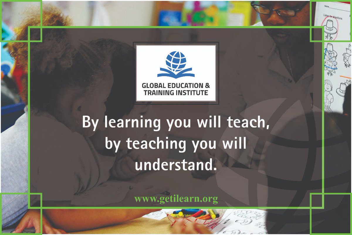 GETILearn's tweet photo. By #learning you will #teach, by #teaching you will understand.
#Global #Education &amp; #Training #Institute #GETI #Lucknow #India #MondayMotivation

https://t.co/LFJW6v1RRm https://t.co/uu7rWuQGhn