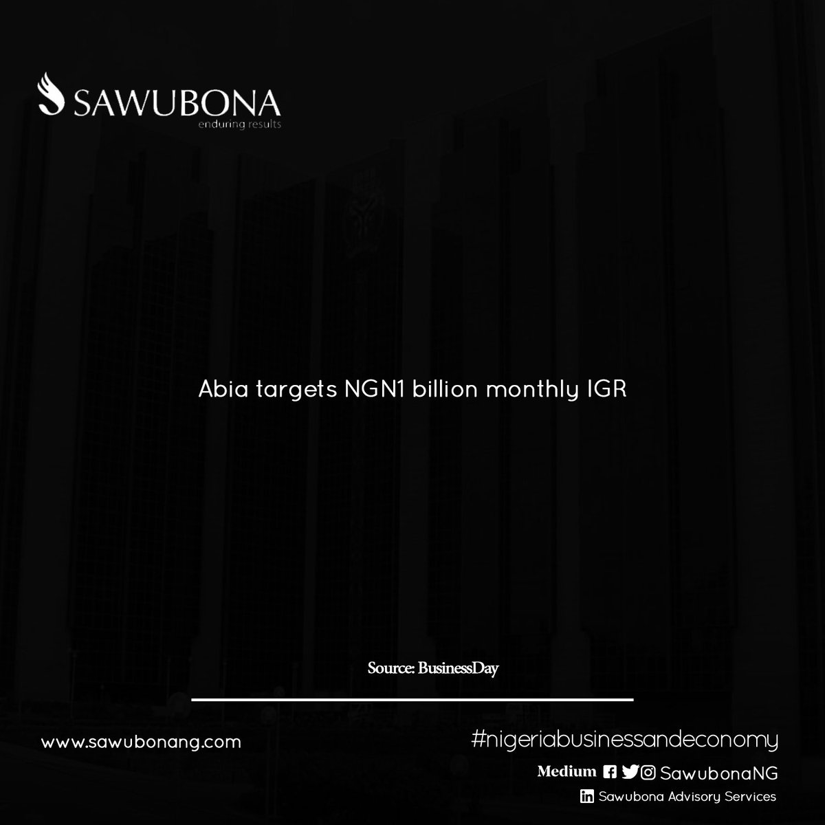 #NigerianEconomicStats #Sawubona
