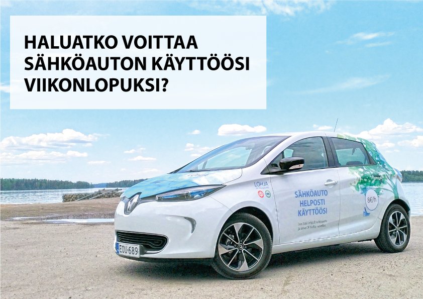 silja_rouva's tweet photo. Osallistu ja voita! #OP ja #Lohja ovat yhteistyössä tuoneet sähköiset yhteiskäyttöautot lohjalaisten käyttöön. Kommentoi kaupungin FB-julkaisuun suosikkipaikkasi Lohjalla ja olet mukana sähköauton arvonnassa! https://t.co/1UUCMaYxPD https://t.co/YZfhx5bl7M