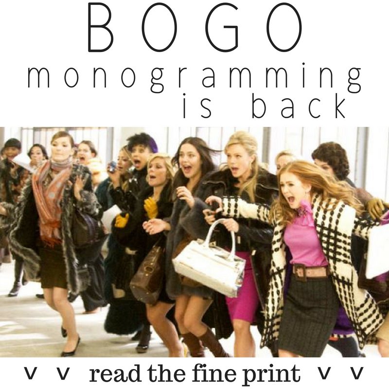 MMmonogramming's tweet image. Hey July - we’re coming for ya....#backtoschool #bogo #monogramsmakethegift