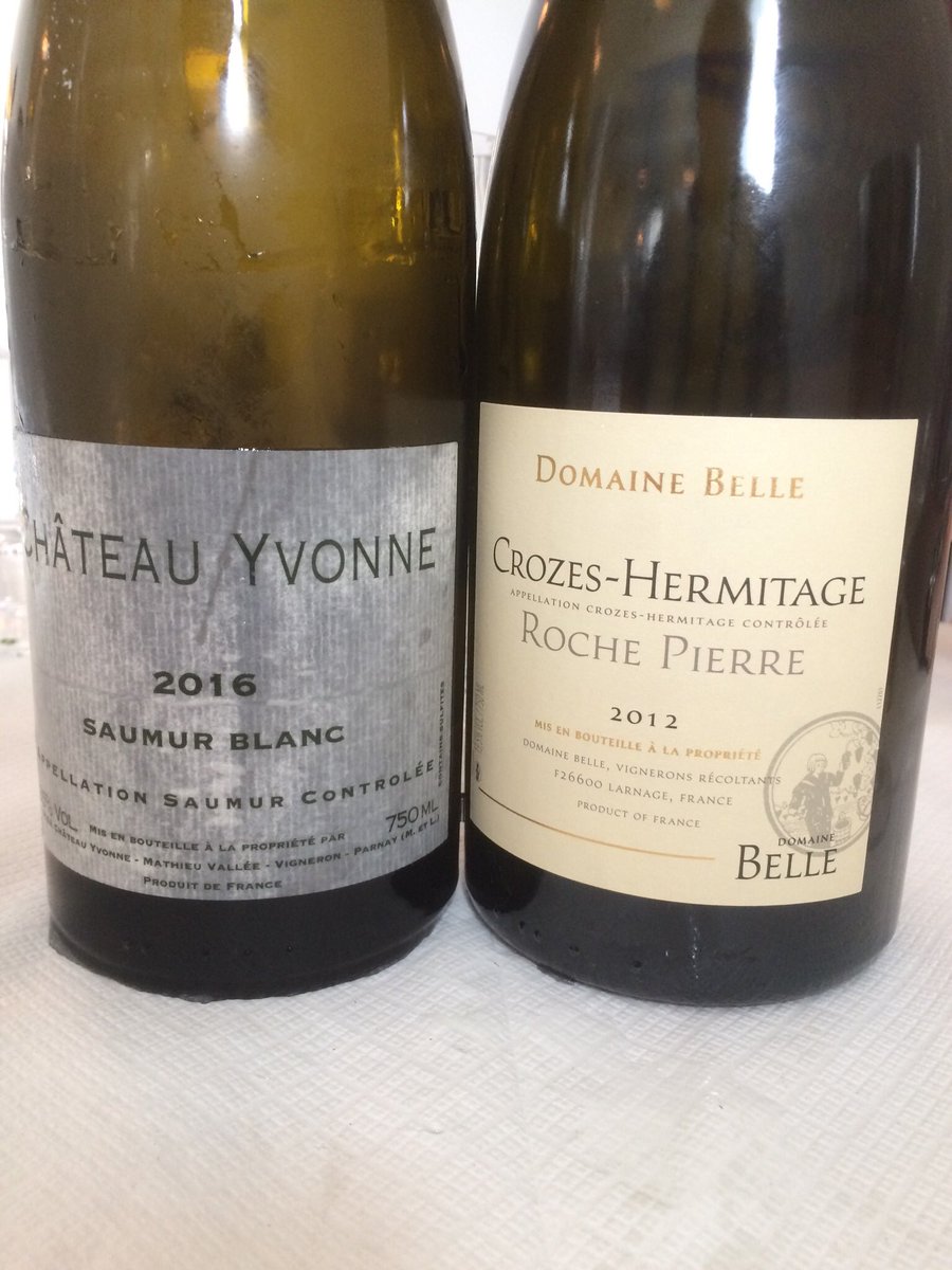 RobertRollsFW's tweet photo. One of ours, Domaine Belle, and one of @Uncharted_Wines for a great lunch last week https://t.co/EYel8742GV