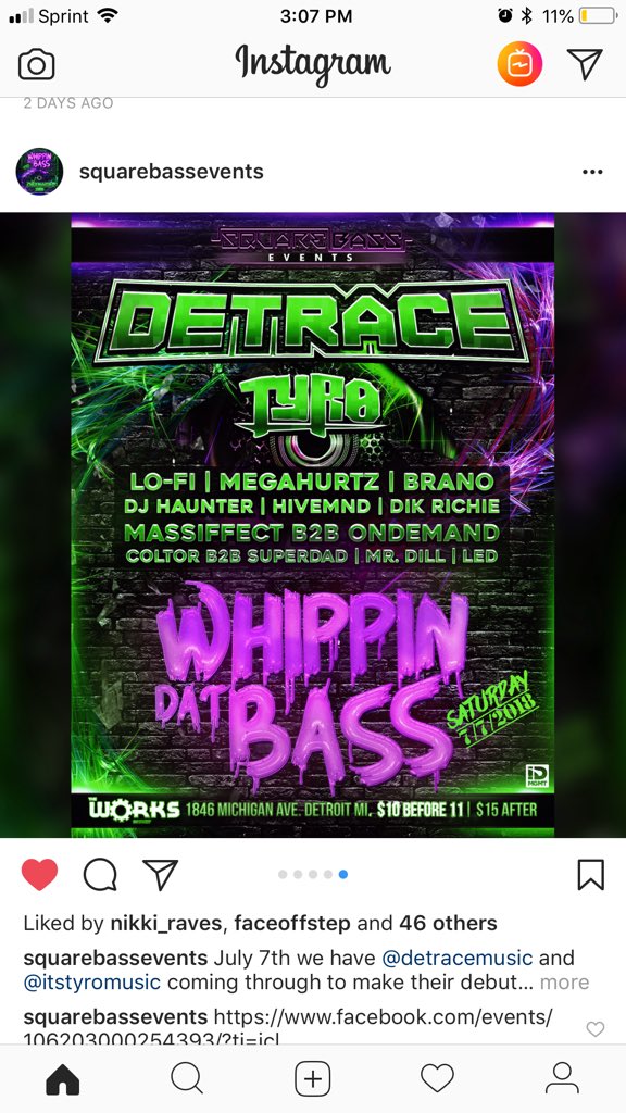 DemonixMuzik's tweet photo. This Saturday! #squarebassevents ready to #whipdatbass for all of you to let it all out to! #detroitmusicscene #bass #music #detroit #mycity #myteam https://t.co/WGtDouWRTf