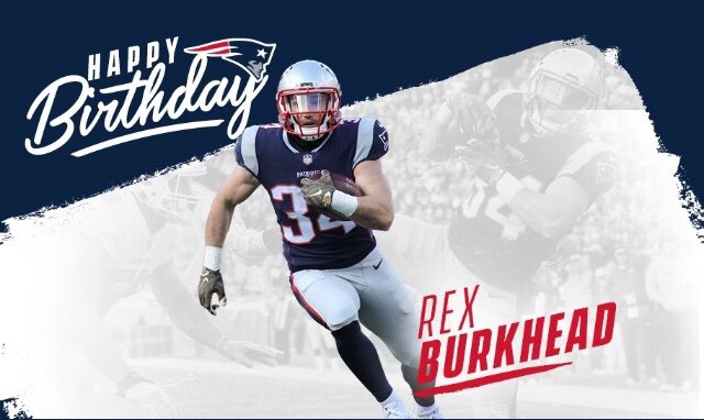 Happy Birthday to Plano s Rex Burkhead 