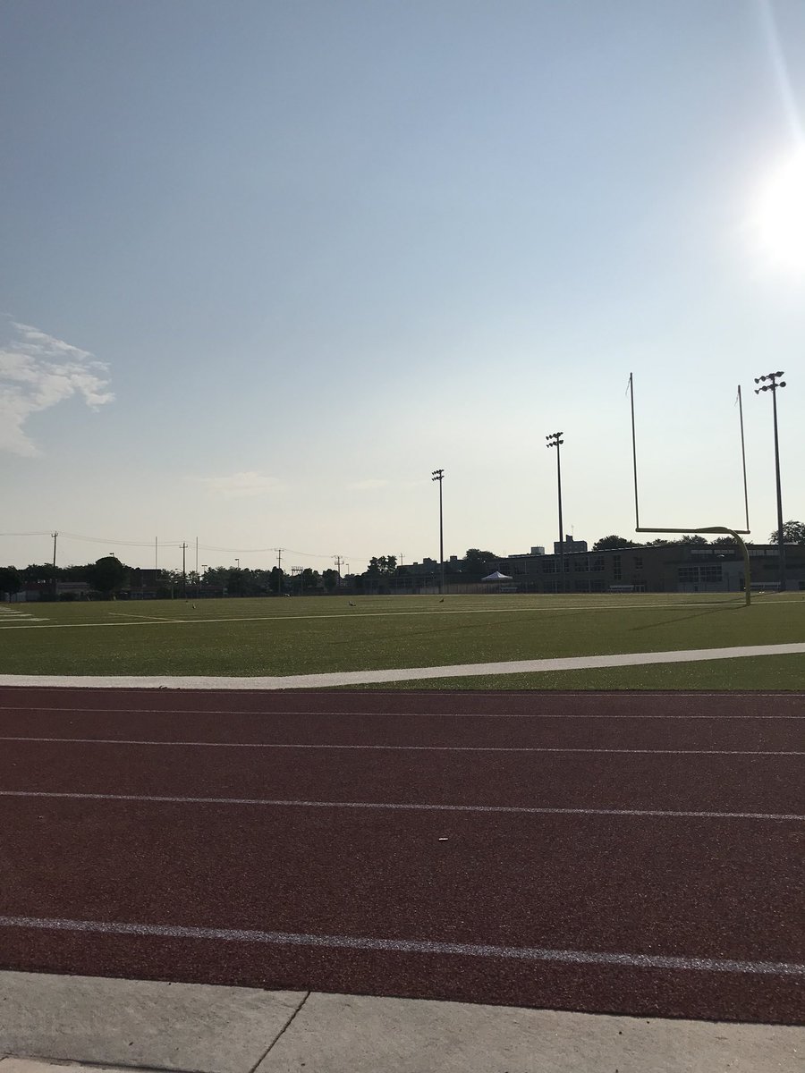 Beautiful day here in Brantford for some football. Come out and learn from the pros