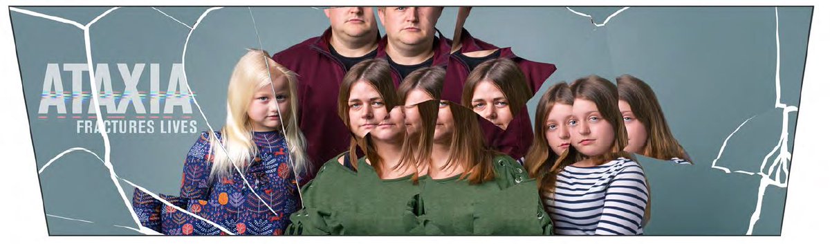 Our Derby support group are launching the #fracturedlives Derby awareness campaign this Saturday 7 July.
We've teamed up with <a href="/TBWALONDON/">TBWA\London</a>  to create this excellent artwork. 
Please email communications@ataxia.org.uk to get involved in the campaign!
#talkataxia
