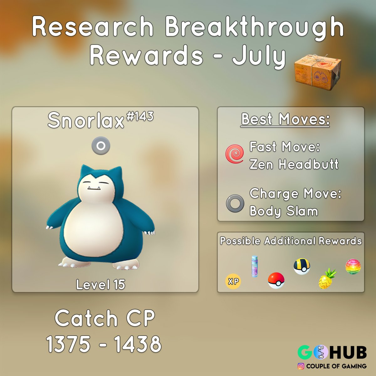Pokemon Go Hub على تويتر Body Slam Snorlax Is Now Available As A Special Research Reward And As A 10 Km Egg Hatch Still No Sign Of Shiny Snorlax Mini Guide T Co Ai8dtqex1m Pokemon Go Hub على تويتر Body Slam Snorlax Is Now Available As A Special Research Reward And As A 10 Km Egg Hatch Still No Sign Of Shiny Snorlax Mini Guide T Co Ai8dtqex1m