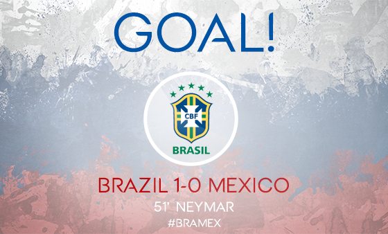 WhoScored's tweet image. #BRA 1-0 #MEX 

Neymar opens the scoring with Brazil's 227th World Cup goal - the most of any nation in the history of the tournament.

Follow the action live -- whoscored.com/Matches/129360… #BRAMEX #WorldCup