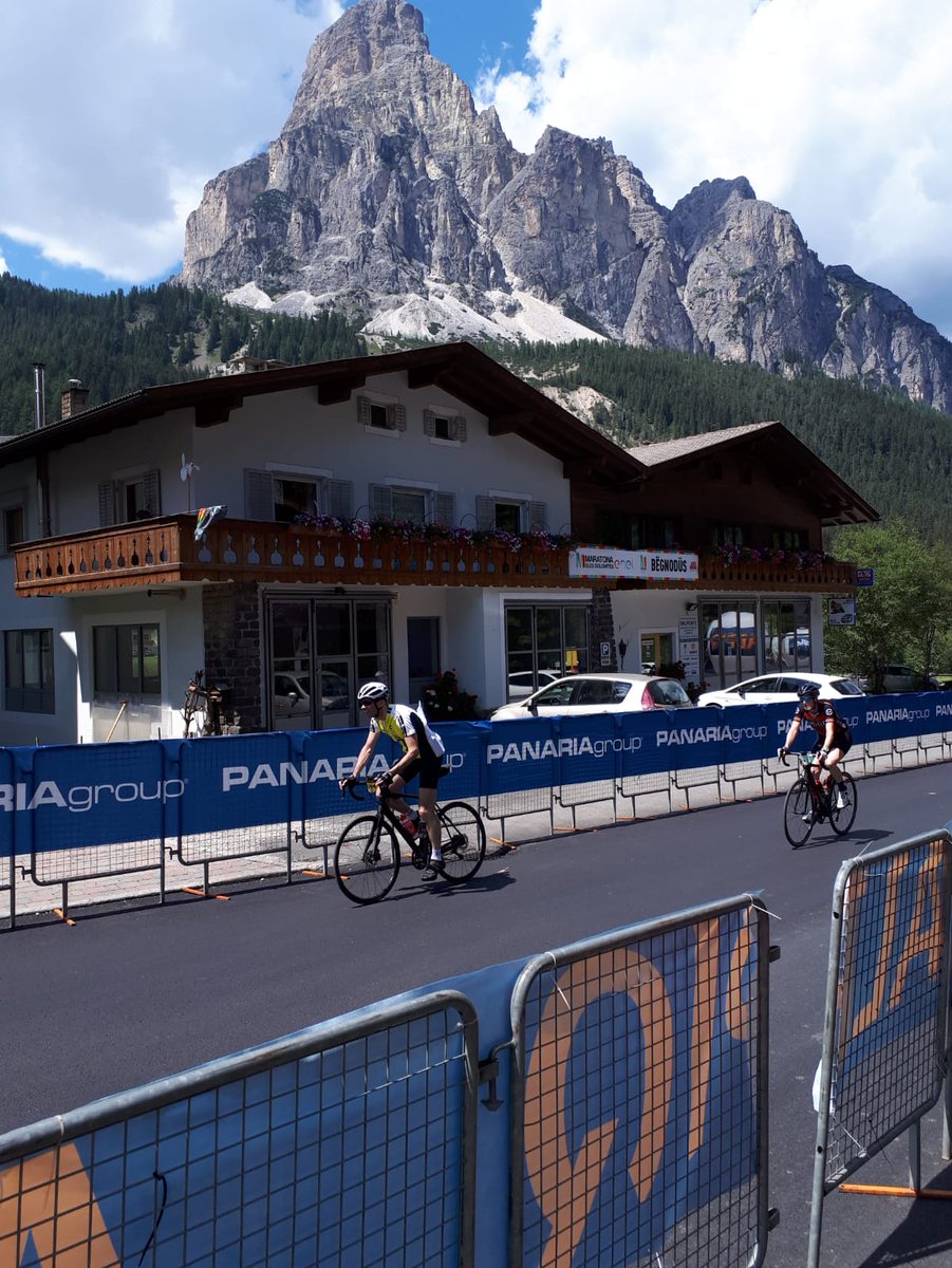 panariagroup's tweet photo. A day dedicated to the #cycling passion and beauty of mountain: yesterday, at the #Maratona Village, #Panariagroup renovated its connection with the @mdolomites. #MDD32 https://t.co/s04hZntbDz
