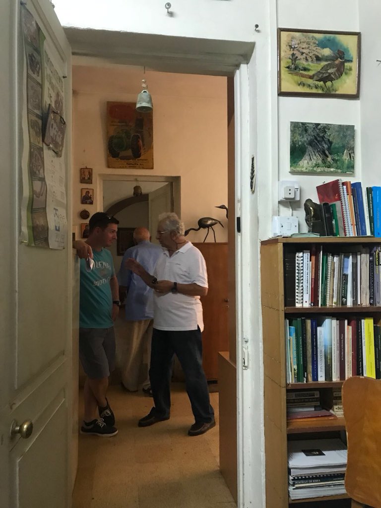 DrAaronEdwards's tweet photo. Fascinating educational experience today in #Limassol #Cyprus spent talking to former members of EOKA, two of whom hid General George Grivas in their homes during the #CyprusEmergency of 1955-59 @IanCobain https://t.co/nBuq4cVx1f