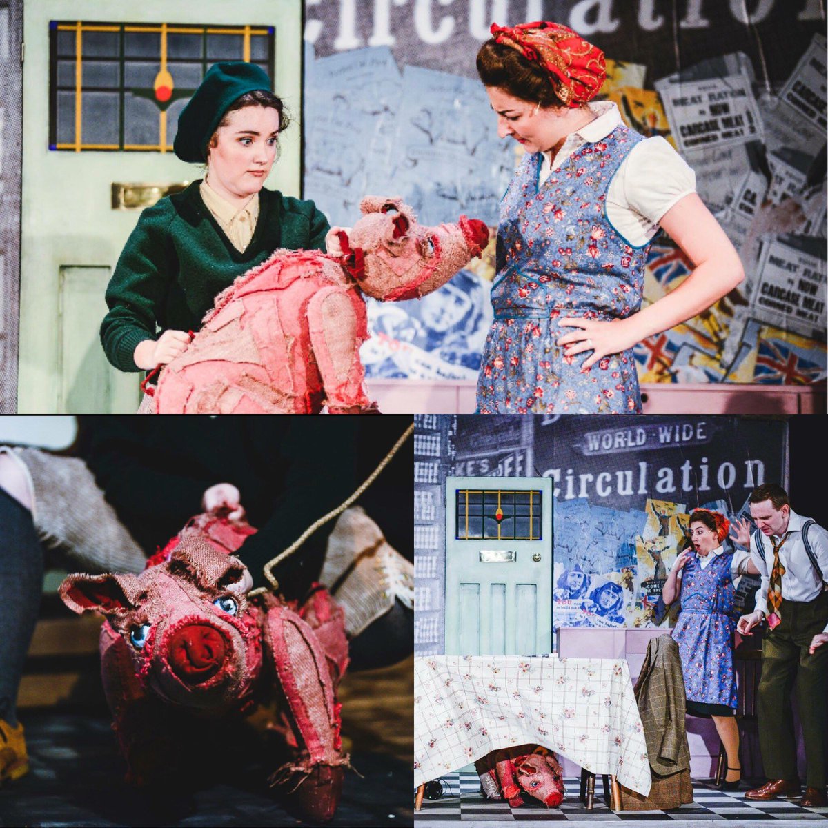 Meet #BettyBlueEyes, the fifteenth member of our cast, created by our talented design students. Come see Betty in this hilarious, touching and toe-tapping production, here <a href="/RWCMD/">Royal Welsh College of Music & Drama</a> tonight, tomorrow and Wednesday! bit.ly/2L4ssh4