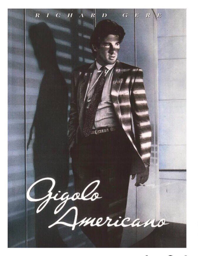 Este sábado tenemos sesión de #cine especial con un clásico americano y uno de los actores más Sexys de Hollywood Richard Gere y este American Gigolo
No te quedes sin tu plaza resérvala en
equipo@elmaroura.com