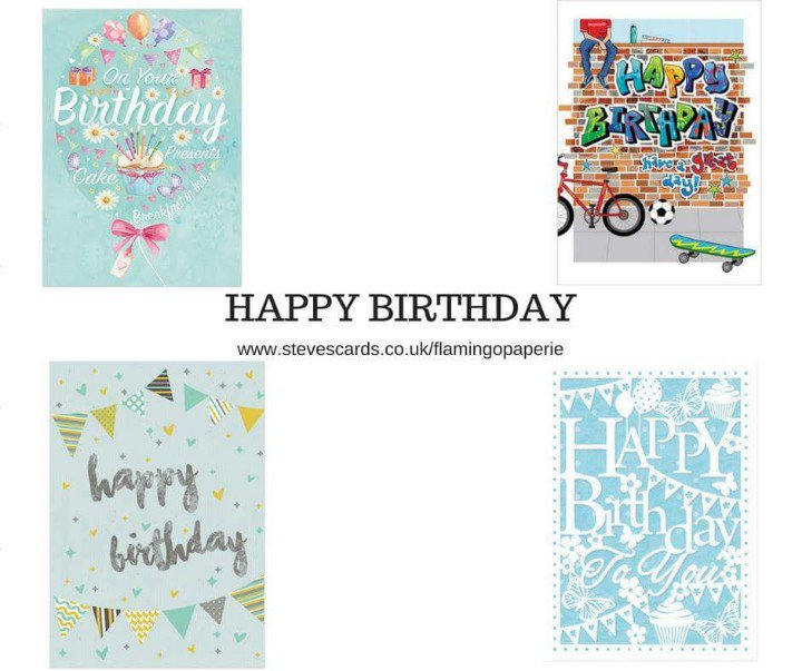 Happy birthday to you. These and many more designs @ stevescards.co.uk/flamingopaperie
@flamingopaperie #sybizdir