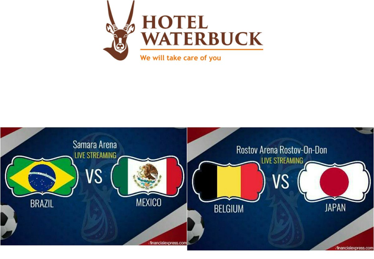 HWaterbuck's tweet photo. Join the party at Hotel Waterbuck today at 5:00 pm and 9:00 pm for the FIFA World Cup! Buy 5 beers and get 1 absolutely free! https://t.co/qPpdzBIocu
