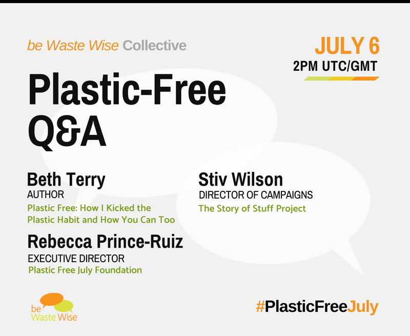 bewastewise's tweet photo. It's Day 2 of #PlasticFreeJuly. What are the issues that you are facing going #plasticfree? Let us know by replying to this tweet, and @PlasticFreeBeth, @AgentStiv &amp; Rebecca, from @PlasticFreeJuly will answer all of them here - https://t.co/8IcizRntZC https://t.co/KX8UNDhnao