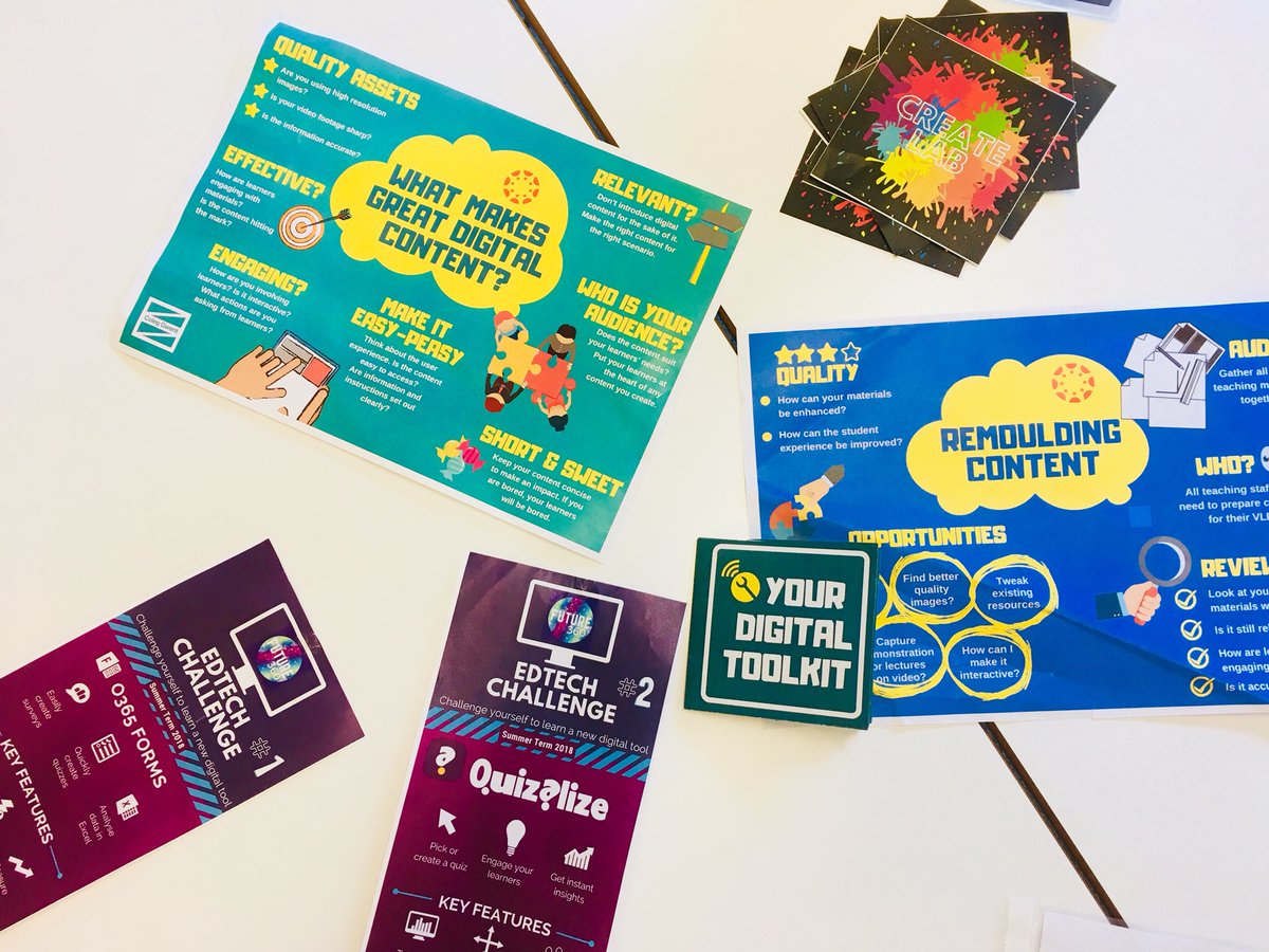 make_create_do's tweet image. Great ideas and digital experiments here in the #CreateLab at BGLZ #CPD #edtech #inset