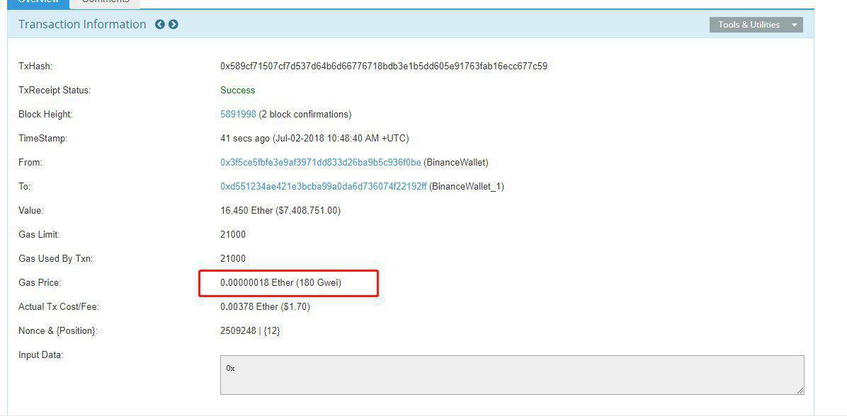 binance's tweet image. #Binance has temporarily increased Gas price on withdrawals to 180 Gwei until the congestion on the $ETH network reduces.
Withdrawal fees will remain the same during this period.