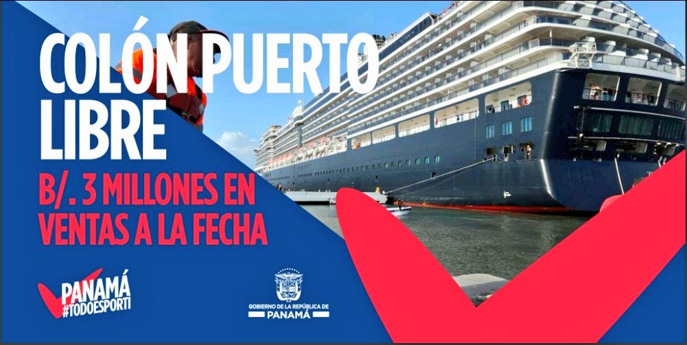 Mef_Pma's tweet photo. Se puso en marcha #ColónPuertoLibre, que ya cuenta con 30 empresas registradas, de las cuales 6 ya están operando y registran ventas arriba de los B/.3 millones.  #RenovaciónColón @MINUEVOCOLON 
¡Panamá #TodoEsPorTi https://t.co/u2tSLSDPrD
