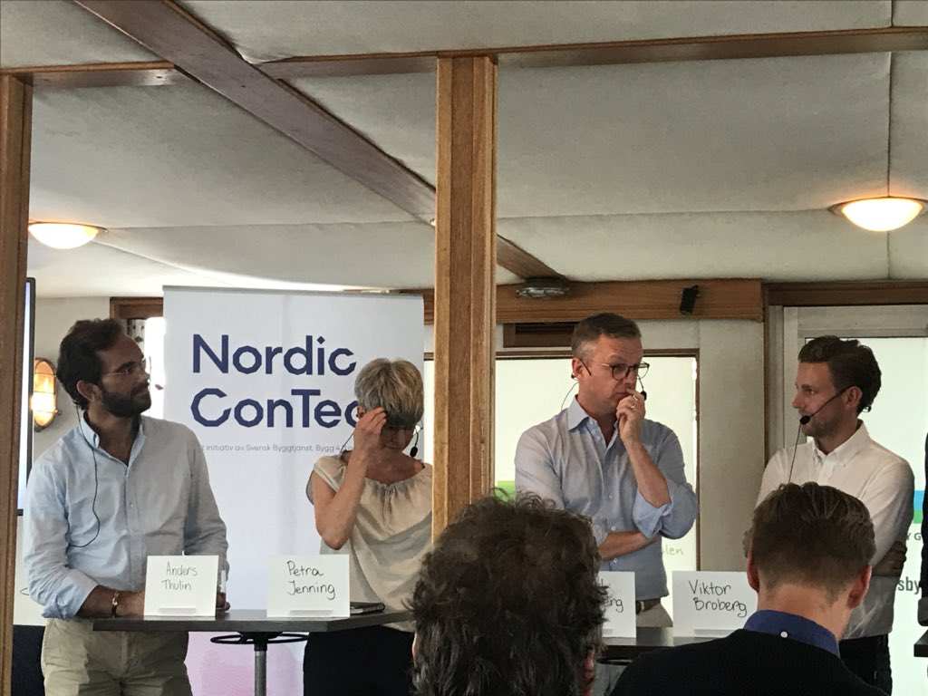 Petra Jenning, FOJAB Arkitekter: viktigt att vi standardiserar digitala processer i produktionen, aldrig slutprodukten. #contech #proptech