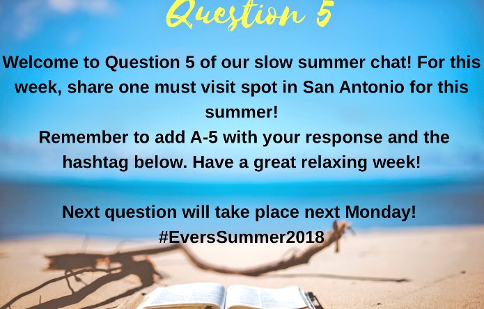TaliaRHernandez's tweet photo. #Eversinspired Keep joining us in our slow summer chat! Have a great week! https://t.co/W3WuiziY2c