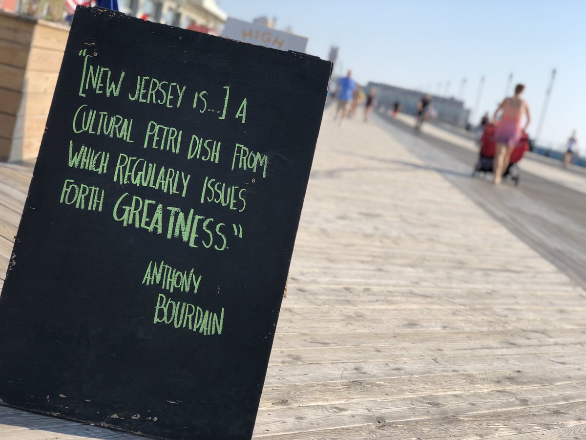 DavidReisnerCNN's tweet photo. Greetings from #AsburyPark @anthonybourdain you are missed but forever remembered at your #Jerseyshore . From #PartsUnkown to PartsBetterKnown. Thanks #CNN https://t.co/6MBR2og5lV