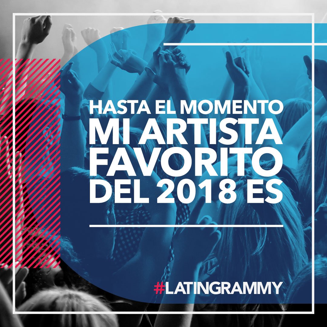 Hasta el momento, mi artista favorito del 2018 es ________ ⬇🎶