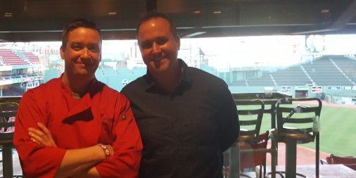 staynewton's tweet photo. Friday night, AGM, @IontaJohn joined @SocialRestnBar and Chef Justin Rexroad for #FeastWith45 at @fenwaypark.  You can find more info about the night here: https://t.co/9hn5SBdVBE https://t.co/0BwH4DwdxC