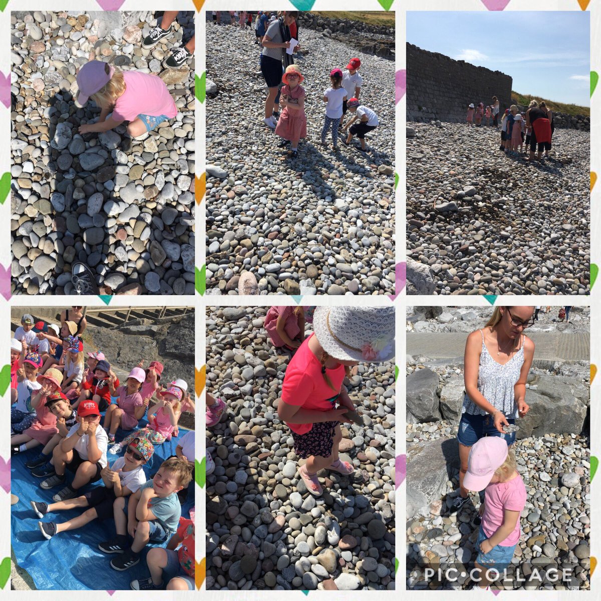 LauraSalkeldKVP's tweet photo. Before lunch we did a hunt for all sorts of pebbles and searched the rock pools! We found lots of crabs! ☀️🌊🐚🦀 https://t.co/k4QziDMLG8