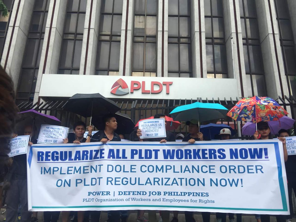 XamDignadice's tweet photo. #SavePLDTContractuals https://t.co/zwCFaDNUVr