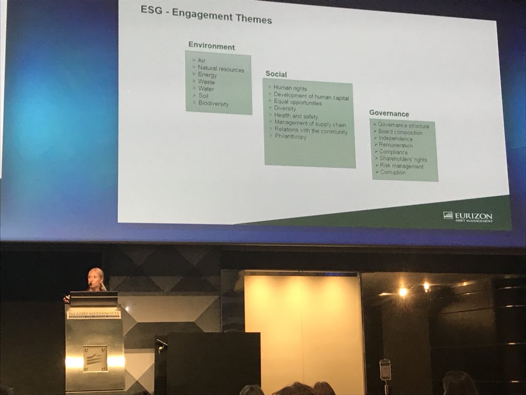 IntegrateESG's tweet photo. #ESG themes: in brief, what are we speaking about
#Eurizon #ItalianSustainabilityDay2018 #Integrate #ESG #Rating @SriEvent #Milan @BorsaItalianaIT: #SDGs #Agenda2030 #sustainablefinance #engagement #sri #sustinv #responsibleinvestment https://t.co/rO3NzTXqoj