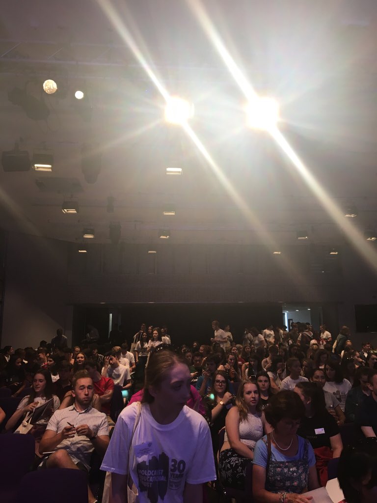 HolocaustUK's tweet photo. Workshops finishing and new session about to begin... #Amcon18 #HearMyVoice https://t.co/xHLwN1pAt9
