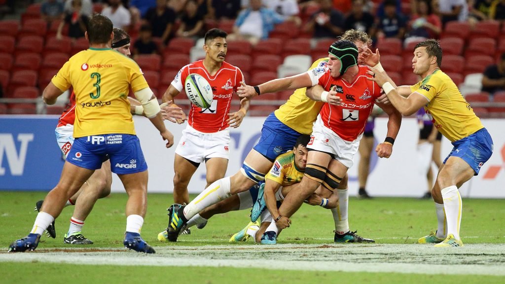 NProSports's tweet photo. Some action pics of #NProSports being worn at the weekend. James Moore playing for @SunWolves in @superxv and @angusbrayshaw_ of @melbournefc playing against @paddymccartin11 of @stkildafc #YouCompeteWeProtect https://t.co/09fyAFFfEm