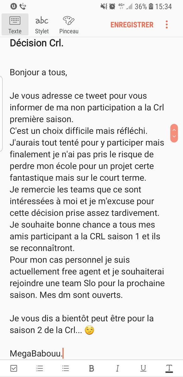MegaBabouu's tweet photo. CRL décision.
Free agent right now.
Rt 🇫🇷. https://t.co/xx8YQGYSPg