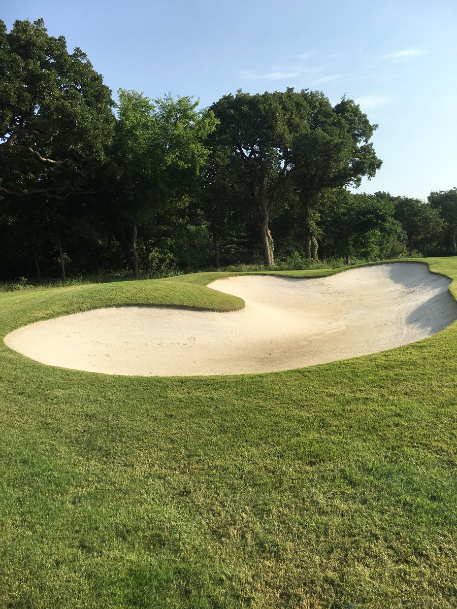 Our bunkers after 3.1” of rain in 24 hours thanks to <a href="/CapConGolf/">Capcongolf</a>